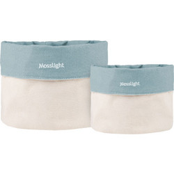 Καλάθια Αποθήκευσης (Σετ 2τμχ) Estia Mosslight 02-41175