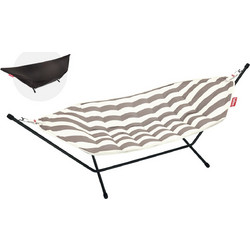 Fatboy Headdemock Superb - Αιώρα Από Ύφασμα Olefin + Κάλυμμα 270x138x110 I Stripe Cacao
