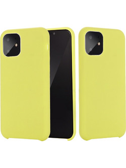 Forcell Solid Color Θήκη Σιλικόνης Yellow (iPhone 11 Pro)