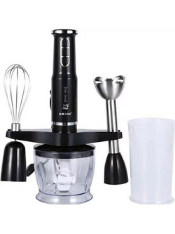 Haeger HG-291B Black Ραβδομπλέντερ με Ανοξείδωτη Ράβδο 600W