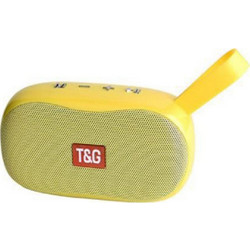 T&G TG-173 Ηχείο Bluetooth 5W με Ραδιόφωνο Κίτρινο