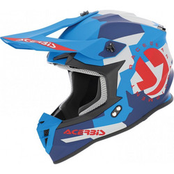 Acerbis Linear Blue Red Multicolor Κράνος Μηχανής Motocross 1350gr