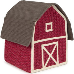 Καλάθι Αποθήκευσης Φάρμα LOR-BSK-FARM 32x34x41cm Red Lorena Canals Βαμβάκι-Πολυέστερ