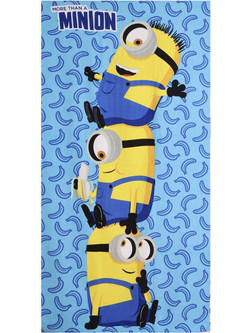Minions microfibre beach towel