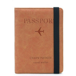 RFID Signal Block Passport & Credit Card Case Θήκη Καρτών και Διαβατηρίου - Πορτοκαλί ΟΕΜ