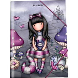 Santoro gorjuss Ντοσιέ με λάστιχο 25x35cm lila 23710