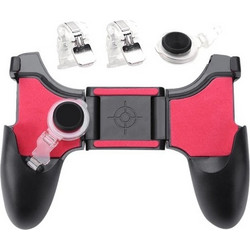 Gamepad OEM 5 σε 1 ενσύρματο L1 R1 για Android και iOS, μαύρο χρώμα