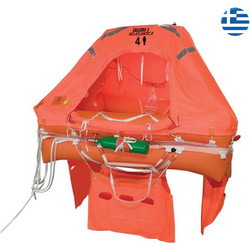 Liferaft GR ISO ATLANTIC II, Lalizas Συσκευασία: Κάνιστρο Χωρητικότητα: 10 άτομα Σημαία : Ελλάδα