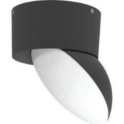 ItLighting Wabash Φωτιστικό Τοίχου/Οροφής Led 7W 3CCT Με Εναλλαγή Χρώματος Μαύρο 13x10 Εκ. 80208410