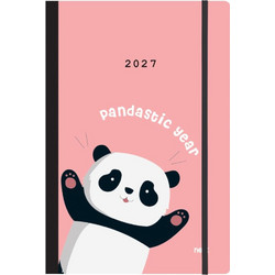 Next ημερολόγιο 2027 Trends Panda ημερήσιο flexi με λάστιχο 12x17εκ. Με σχέδια