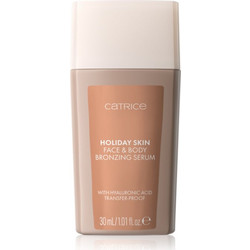 Catrice Holiday Skin ορός μπρονζερ Για πρόσωπο και σώμα απόχρωση 010 Still On Island Time 30 ml