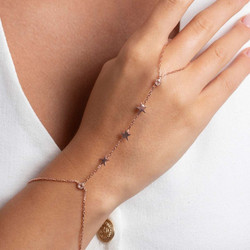 Αλυσίδα Ασημένια 189RSM1291 Rose Gold Heliophilia Silver