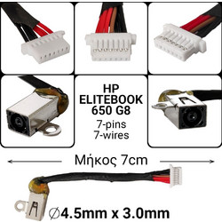 DC Jack HP EliteBook 650 G8 830 G3 M15626-001 L86730-S55
