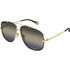 Chloe CH0348S 005 Γυναικεία Γυαλιά Ηλίου Aviator Μεταλλικά Χρυσά με Μαύρο Φακό