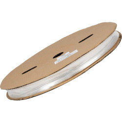 GLOBOSTAR(R) SHRINKTUBE 79813 Θερμοσυστελλόμενο Μακαρόνι Στεγανοποίησης για Neon Flex LED Αδιάβροχο IP65 - Διάφανο - Μ100 x Π1.6 x Υ1.6cm/Π0.8 x Υ0.8cm 79813