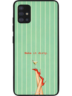 Sonique Stripe Stories Series Back Cover Martini (Samsung Galaxy A51)
