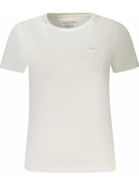 GUESS JEANS SHORT SLEEVE T-SHIRT WOMEN WHITE Λευκό