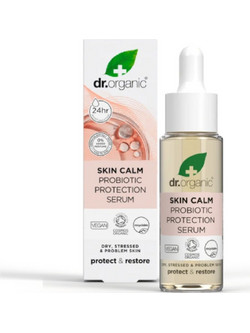 Dr. Organic Skin Calm Probiotic Protective Ενυδατικό Serum Προσώπου με Προβιοτικά 30ml