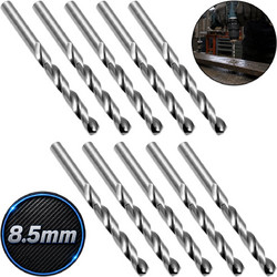 Σετ Τρυπάνια HSS M2 8.5x116mm για Μέταλλο σε Θήκη 10 Τεμαχίων OEM