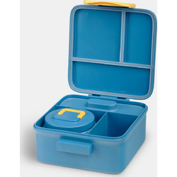 Sentio Φαγητοδοχείο με Δοχείο 1700ml + 240ml Μπλε