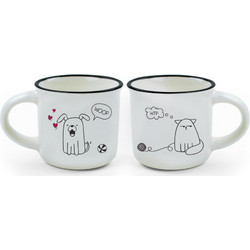 LEGAMI SET 2 ΚΟΥΠΕΣ ESPRESSO DOGS & CAT