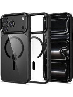 Tech-Protect MagMat MagSafe Back Cover Black / Clear (iPhone 18 Pro / 17 Pro)