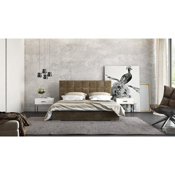 Eliza Κρεβάτι Διπλό Υφασμάτινο 150x200cm