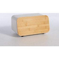 Ψωμιερα Μεταλ.34,5x19x17 nef nef Homeware White 34,5x19x17