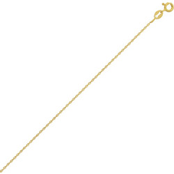 PRINCESILVERO Χρυσή Καδένα Falsa Corda Από Ασήμι 925 40cm 5R-CH119-3-40