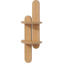 Ράφι Τοίχου Art 173ALF1120 26x13x80cm Oak