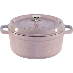 Staub La Cocotte 24cm Round Cast Iron, Cherry Blossom