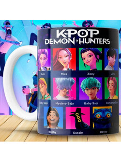Κούπα Κεραμική Digital Place K-Pop Demon Hunters Πολύχρωμη 325ml Graffiti