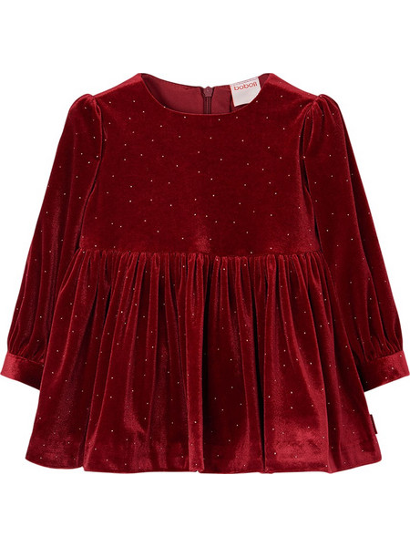 Boboli Velour dress for girl -BCI (754083 3969) Κορίτσι Collection FW26-27