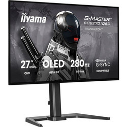 iiyama G-Master GOB2701QSC-B1 Titan Falcon OLED HDR Gaming Monitor 27" 2560x1440 (QHD 2Κ) 280Hz 0.03ms