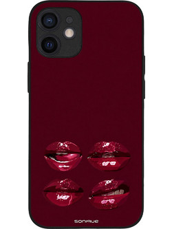 Sonique Diva Series Back Cover Red Lips (iPhone 12 mini)