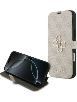Guess Book 4G Metal Logo Θήκη Pink (iPhone 18 Pro Max / 17 Pro Max)