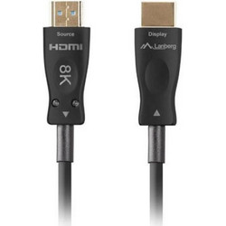 Lanberg Καλώδιο HDMI 2.1 HDMI Male to HDMI Male 30m Black