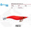 Oceanic Team Egido Chrome 3.0 Τεχνητό Δόλωμα Καλαμαριέρα Φωσφοριζέ 9cm 16gr Red