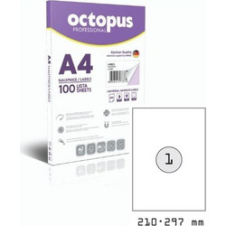 ΕΤΙΚΕΤΕΣ OCTOPUS 0228 210x297 τεμ 100/Κ 100φ