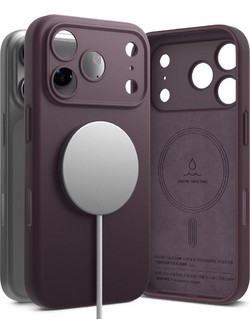 Ringke Silicone Magnetic MagSafe Back Cover Dark Cherry (iPhone 18 Pro Max)