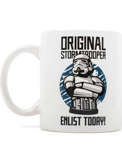 Original Stormtrooper Mug Enlist Today White