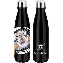 One Piece Thermo Water Bottle Luffy Gear 5 Black - HTEX-OP-2785SSB