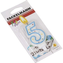 Κερί Γενεθλίων Νούμερο 5 Birthday Candles, Fackelmann