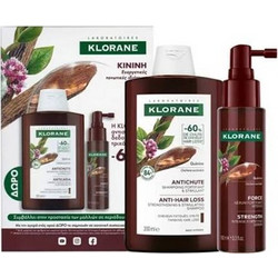 KLORANE Promo Quinine Anti-Hair Loss Serum & Δώρο Shampoo Quinine Anti-Hair Loss Σαμπουάν Kατά Tης Τριχόπτωσης 200ml