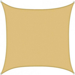 Hoppline HOP1001029 Πανί Σκίασης Τετράγωνο Μπεζ 3.6x3.6m