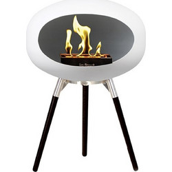 Le Feu Ground Wood Low Επιδαπέδιο Τζάκι Βιοαιθανόλης Εσωτερικού Χώρου Black