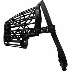 Pet Camelot Φίμωτρο Σκύλου Πλαστικό με Δέρμα Large 48cm