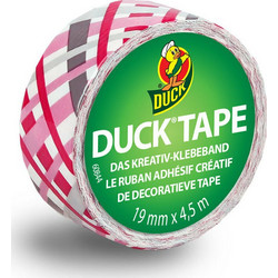 Duck Washi Tape 19mm x 4.5m Ducklings Mini Rolls Pretty Plaid