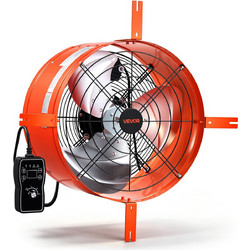 VEVOR Ανεμιστήρας Εξαερισμού Αετώματος 40,6 cm με Θερμοστάτη, 2940 CFM SQFJ26N16YC27HNVL001V2