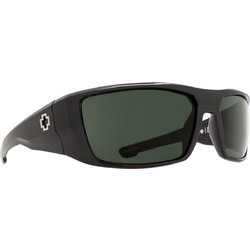 SPY Dirk 672052038863 Ανδρικά Γυαλιά Ηλίου Oversized Κοκάλινα Μαύρα με Μαύρο Polarized Φακό